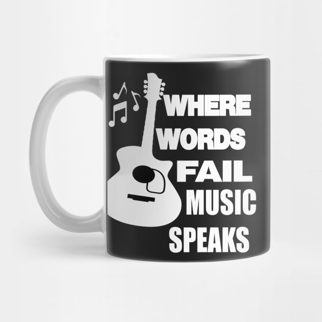 where words fail music speaks guitar | music lovers and dance | pop song by stylechoc